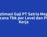 Estimasi Gaji PT Satria Mega Kencana Tbk per Level dan Posisi Kerja
