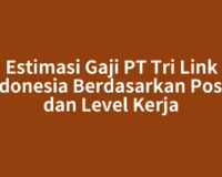 Estimasi Gaji PT Tri Link Indonesia Berdasarkan Posisi dan Level Kerja