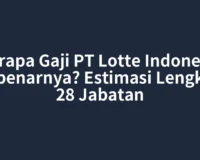 Berapa Gaji PT Lotte Indonesia Sebenarnya? Estimasi Lengkap 28 Jabatan