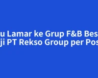 Mau Lamar ke Grup F&B Besar? Gaji PT Rekso Group per Posisi