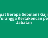 Dapat Berapa Sebulan? Gaji PT Turangga Kertakencan per Jabatan