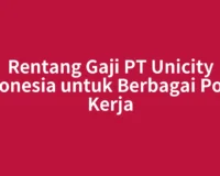 Rentang Gaji PT Unicity Indonesia untuk Berbagai Posisi Kerja