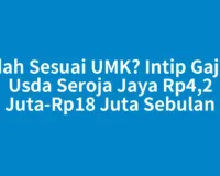 Sudah Sesuai UMK? Intip Gaji PT Usda Seroja Jaya Rp4,2 Juta-Rp18 Juta Sebulan